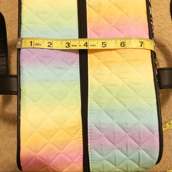 Betsey Johnson weekender rainbow bag NWT - Picture 16 of 16